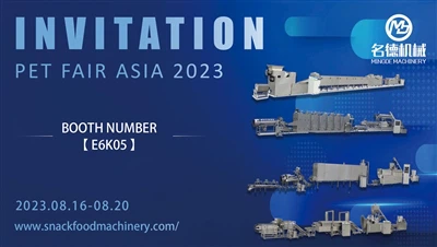 Jinan Mingde Machinery Co., Ltd. Deltog i PET FAIR ASIA 2023